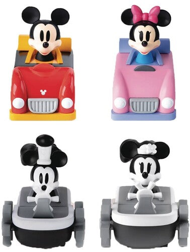 Classic Mickey Pbc-003Sp Pull Back Car 4Pc Set