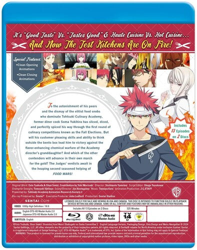 Food Wars The Second Plate (Season 2), Food Wars The Second Plate (Season 2), Blu-Ray