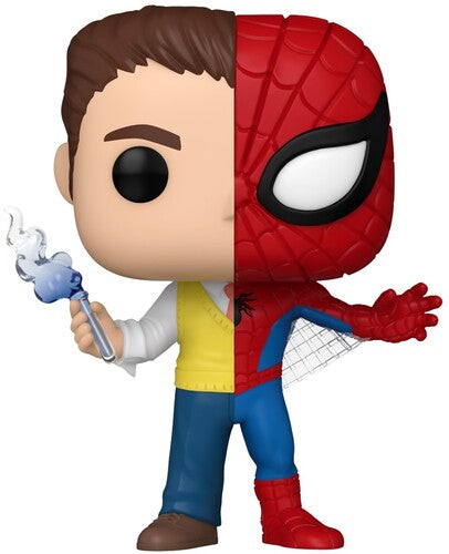 Pop Marvel Comics Split Spider Man Peter Parker