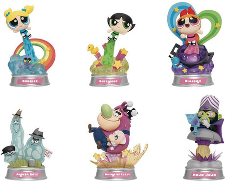 Powerpuff Girls Series Mds-008 Mini Figure 6Pc Set, Beast Kingdom, Collectibles