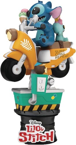 Coin Ride Ds-041 Stitch D-Stage Series 6In Statue, Beast Kingdom, Collectibles