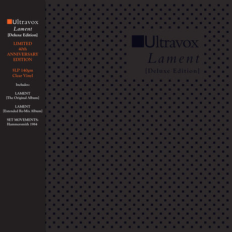 Lament (Deluxe Edition): Limited 40Th Anniversary, Ultravox, LP