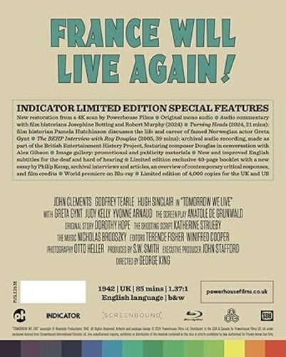 Tomorrow We Live (Us Limited Edition), Tomorrow We Live (Us Limited Edition), Blu-Ray