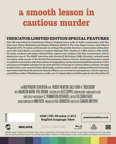 Obsession (Us Limited Edition), Obsession (Us Limited Edition), Blu-Ray