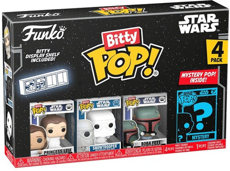 Bitty Pop Star Wars Empire Strikes Back Leia 4Pk, Bitty Pop Star Wars, Collectibles