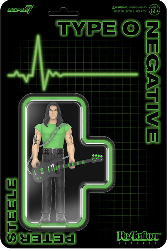 TYPE O NEGATIVE / SUPER7  - PETER STEELE "LIFE IS KILLING ME" ReACTION FIGURE (WAVE 1)