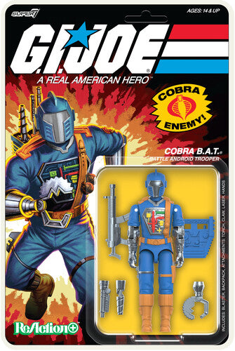G.I. Joe Reaction+ Wv1 - Cobra B.A.T. (Comic Blue)