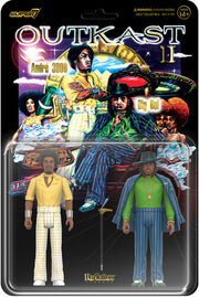 OUTKAST / SUPER7 - "AQUEMINI" 2 PACK ReACTION FIGURES WAVE 2 (BIG BOI &amp; ANDRE 3000)