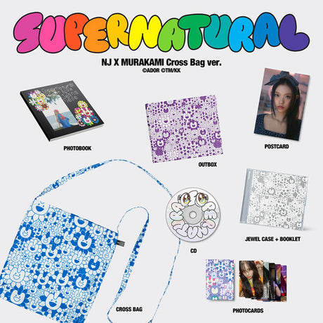 Newjeans 'Supernatural' Nj X Murakami (Cross Bag), Newjeans, CD