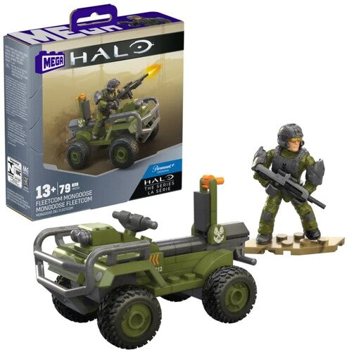 Halo Fleetcom Mongoose Vehicle Building Toy Set