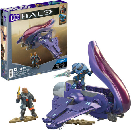 Halo Renegade Banshee Vehicle Building Toy Set, Mega Bloks Halo, Collectibles
