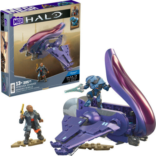 Halo Renegade Banshee Vehicle Building Toy Set
