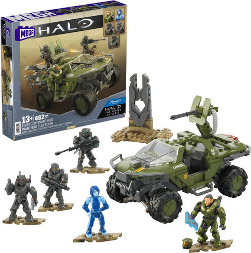 Halo Fleetcom Warthog Vehicle Building Toy Set