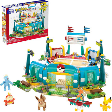 Pokemon Training Stadium Building Toy Set, Mega Bloks Pokemon, Collectibles