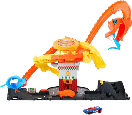 Hot Wheels City Pizza Slam Cobra Attack Playset, Hot Wheels, Collectibles