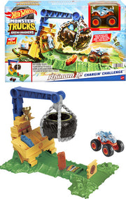 Hw Monster Trucks Rhinomite Chargin Challenge Play