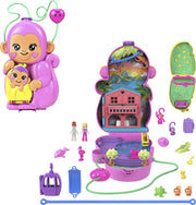 Polly Pocket Momma Monkey & Baby Playset