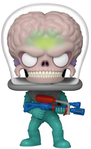Funko Pop Movies Mars Attacks Alien Soldier, Pop Movies Mars Attacks, Collectibles