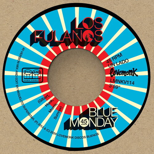 Blue Monday, Los Fulanos, 7"