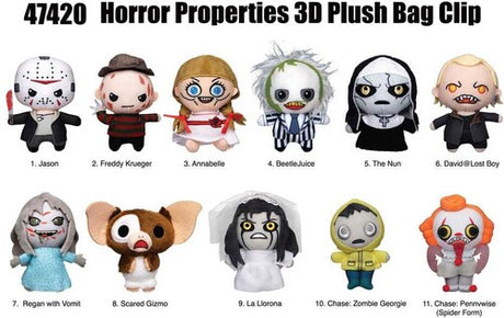 Wb Horror Plush Bag Clip, Wb Horror Plush Bag Clip, Collectibles