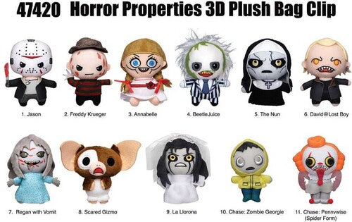 Wb Horror Plush Bag Clip, Wb Horror Plush Bag Clip, Collectibles