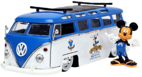 1:24 Vw Surf Bus Hwr W/ Mickey Fig