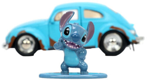 1:32 Hwr: 1959 Blue Punch Buggy W/ Stitch Fig