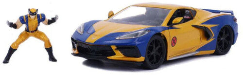1:24 Hwr - '20 Corvette C8 W/Wolverine (4Pc)
