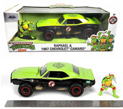 1:24 67 Chevy Camaro W/ Tmnt Raphael Fig
