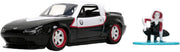1:32 Ghost Spider Hwr: 1990 Miata Hardtop W/ Fig