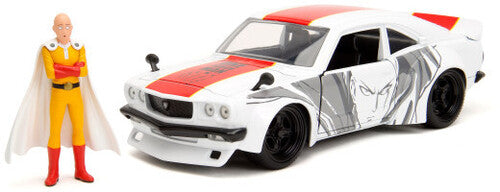 1:24 One Punch Man -'74 Mazda Rx-3 W/Fig (4Pc)