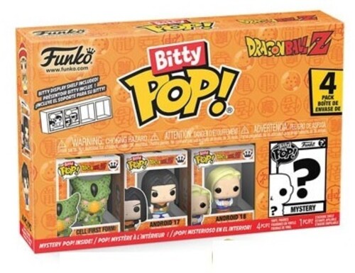Bitty Pop Dragon Ball Z Cell First Form 4 Pack