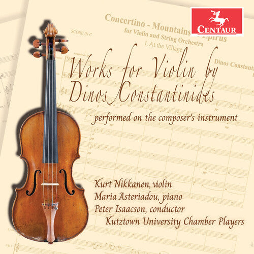 Works For Violin By Dinos Constantinides Performed