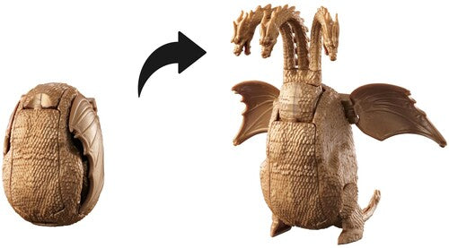Godzilla Transforming Eggking Ghidorah