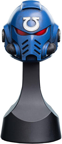 Warhammer 40,000 - Ultramarines Miniature Helmet, Mini Prop Replica, Collectibles