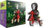 MISFITS / SUPER7 - WIND UP SUPER CYCLES - BLACK 'FIEND' ON RED TRIKE