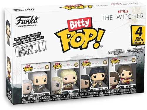 Bitty Pop Netflix Geralt 4 Pack