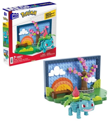 Pokemon Park Scene Building Toy Set, Mega Bloks Pokemon, Collectibles