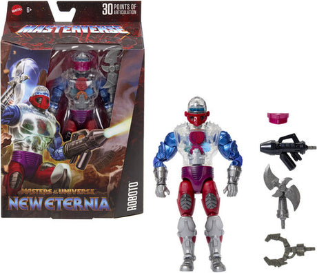 Motu Masterverse New Eternia Roboto, Masters Of The Universe, Collectibles