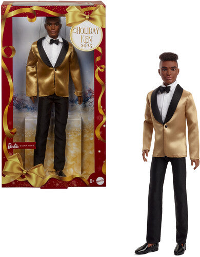Barbie Holiday Ken Doll 2025 Black, Barbie Collector, Collectibles