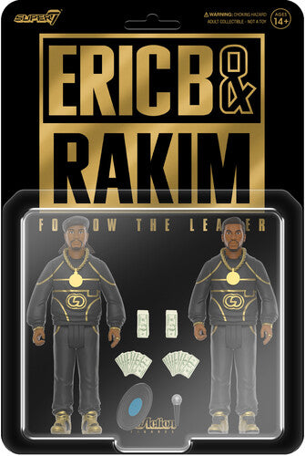 ERIC B. &amp; RAKIM / SUPER7 - FOLLOW THE LEADER - 2 PACK ReACTION FIGURE