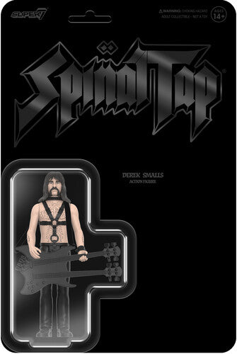 SPINAL TAP / SUPER7 –"NONE MORE BLACK" DEREK SMALLS (HARRY SHEARER) ReACTION FIGURE (WAVE 2)