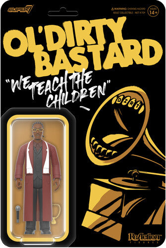 OL' DIRTY BASTARD (O.D.B) / SUPER7 - "FOR THE CHILDREN" ReACTION FIGURE (WAVE 4)