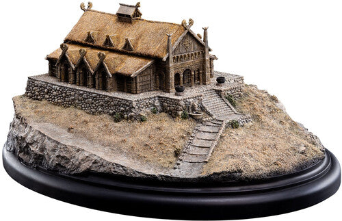 Lotr Trilogy - Golden Hall Of Edoras Environment, Open Edition Polystone, Collectibles