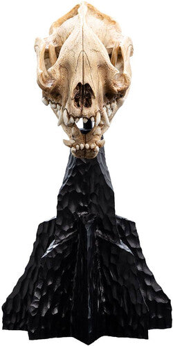 Lotr Trilogy - Skull Of A Warg Miniature, Open Edition Polystone, Collectibles