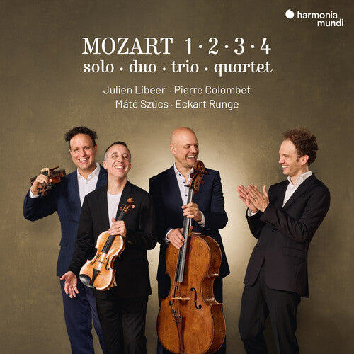 Mozart 1 2 3 4 - Solo Duo Trio Quartet -- Libeer,Julien / Colombet,Pierre / Runge,Eckart, CD