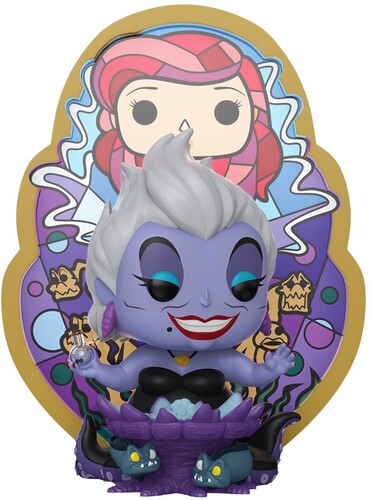 Pop Dlx Villains Ursula Stained Glass, Pop Deluxe Disney Villains Little Mermaid, Collectibles