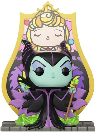 Pop Dlx Villains Maleficent Stained Glass