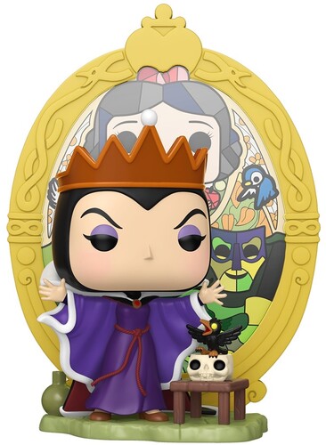 Pop Dlx Villains Evil Queen Stained Glass, Pop Deluxe Disney Villains Snow White, Collectibles