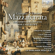 Canzonettas & Cantatas For 2 Voices Op. 3